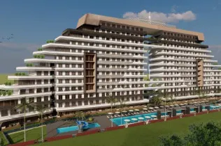 Complex with unusual architecture