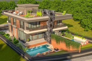 Luxury three bedroom villa in Avsallar area