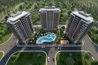 New project in Erdemli, Mersin area 500 meters from the beach