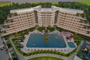 A modern complex providing everything necessary for a comfortable life