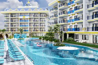 A new complex with a smart home system in Oba