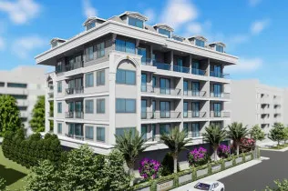 1+1 apartment in a new complex in Alanya