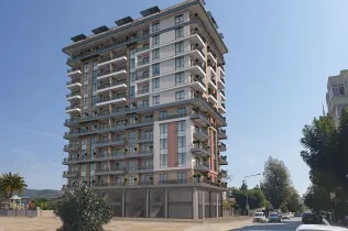 New complex in in the heart  Mahmutlar, Alanya