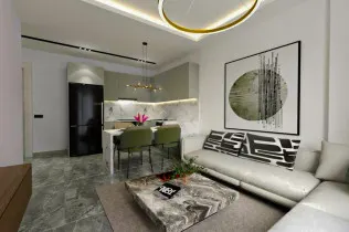Apartment 1+1 in a new complex at an attractive price in the very center of Alanya
