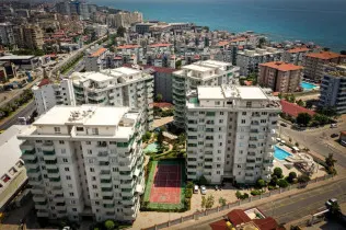 4+1 Duplex in Tosmur, Furnished and Applied