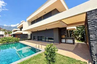 Luxury Villa with Private Pool and Panoramic Sea View in Kargıcak