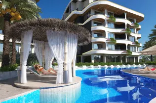 Luxurious residential complex with rich infrastructure in Oba district