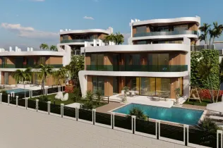 Spacious villas with 5 rooms in Alanya, Oba