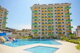 Modern 2+1 Apartment with Resort Facilities in Avsallar, Alanya