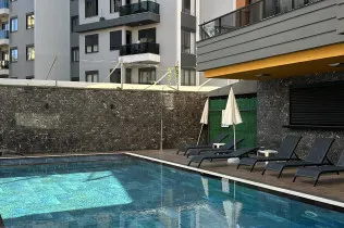 Spacious 1+1 apartment in the Nobby Suite complex — Alanya, city center