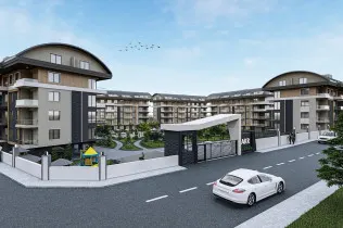 Conveniently Located Apartments in Oba Alanya with luxury amenities