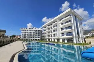 Spacious apartment with sea views in Alanya