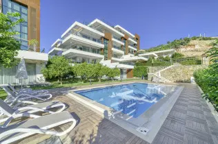3-Bedroom duplex apartments with Large Terrace in Cikcilli, Alanya