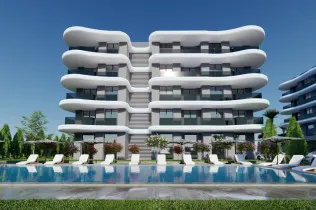 Luxurious residential complex just 100 meters from the beach
