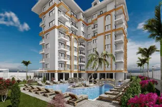 Elite residential complex on the Mediterranean coast.
