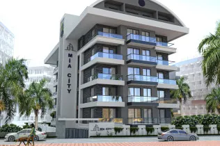 Modern residential complex in the center of Alanya