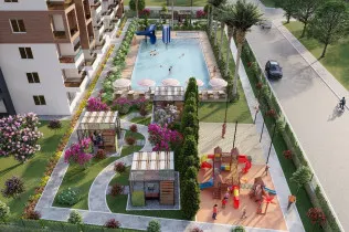 Complex with excellent developed infrastructure in Mersin