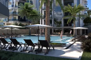 New complex on the first coastline in Alanya