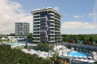 Apartments in installments in Alanya, Demirtas.