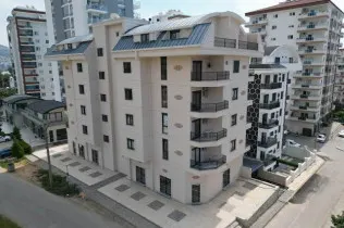 Spacious furnished apartment with sea views in a complex with a swimming pool and fitness center