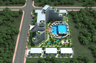 Luxurious apartments in Antalya, in the Aksu area