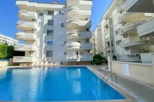 Spacious Furnished 2+1 Apartment Just 50m from the Beach in Oba