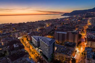 Luxurious apartments in the center of Alanya, Cleopatra area