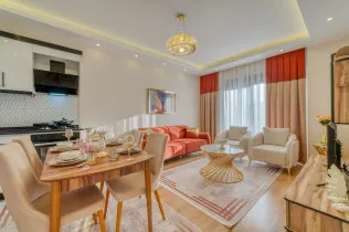 Stylish 1-bedroom apartment in Alanya, 55 m²
