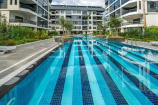 Modern 1+1 apartment in a new complex in Oba