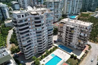 Furnished 2-Bedroom Apartment with Sea View in Mahmutlar, Alanya