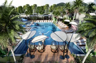 Apartments in a new residential complex in Demirtas, Alanya.
