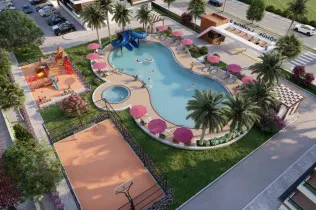 Bright and modern residential complex in Mersin
