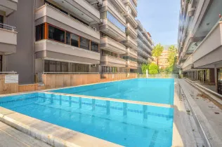 Furnished 1+1 apartment in Mahmutlar