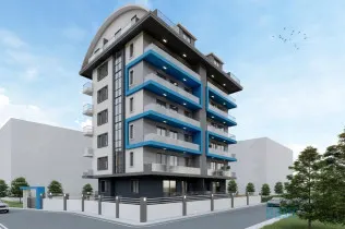 Central Alanya properties close to the beach of Mahmutlar
